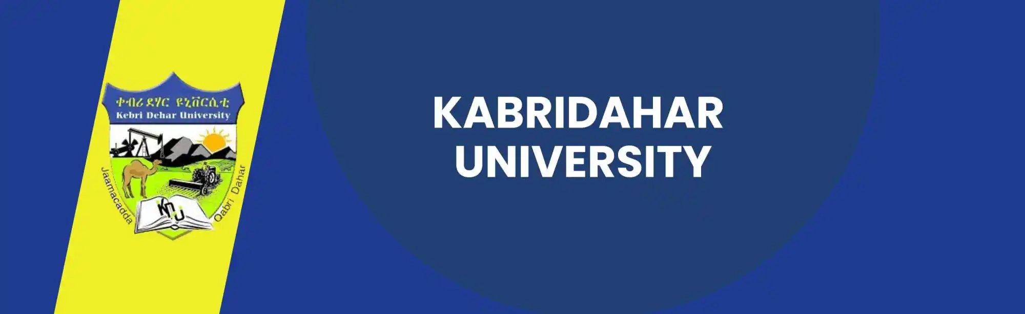 Kabridahar University image