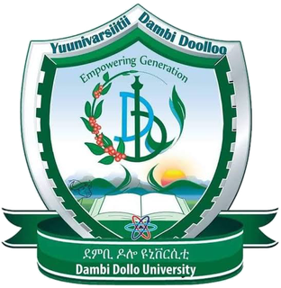 Dambi Dollo University logo