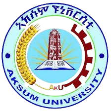 Aksum University logo