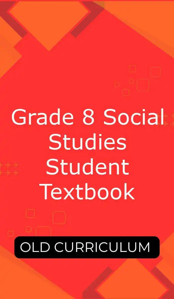 Cover image of the Ethiopian Old curriculum Grade 8 social studies textbook