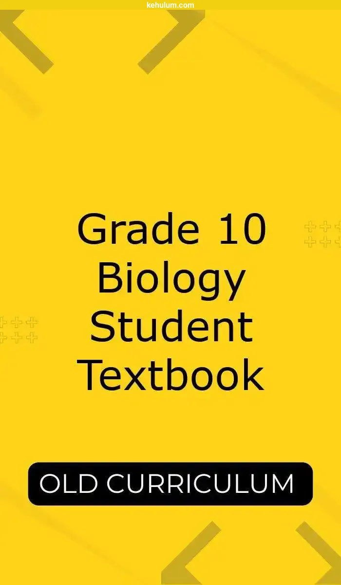 grade 10 old curriculum Student Textbook