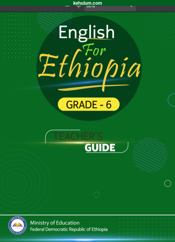 new curriculum grade 6 English For Ethiopia Teacher's Guide