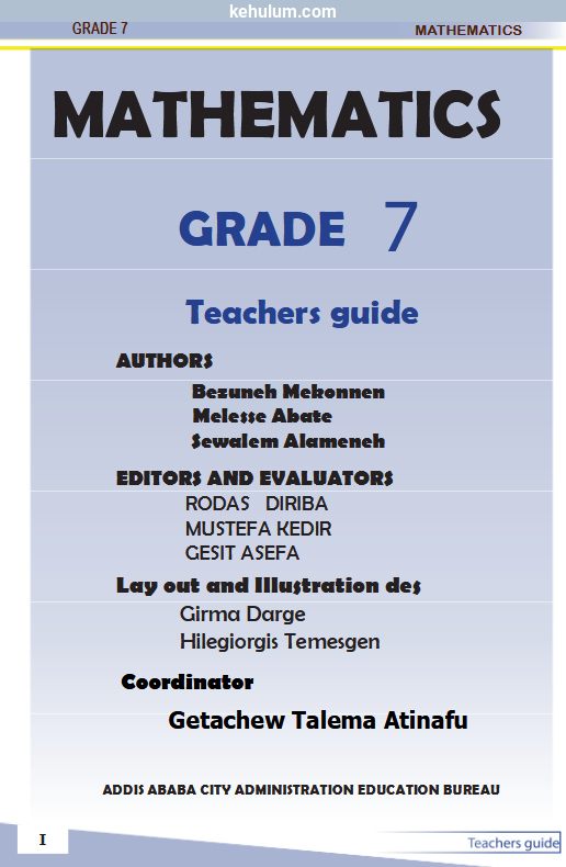 grade 7 new curriculum Teacher's Guide