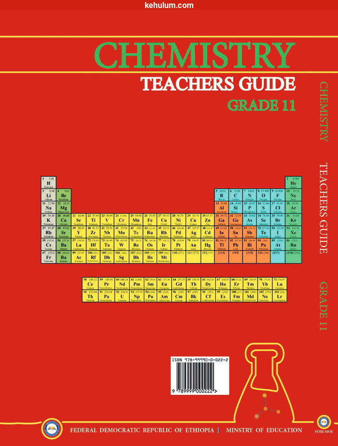 new curriculum grade 11 Chemistry Teacher's Guide