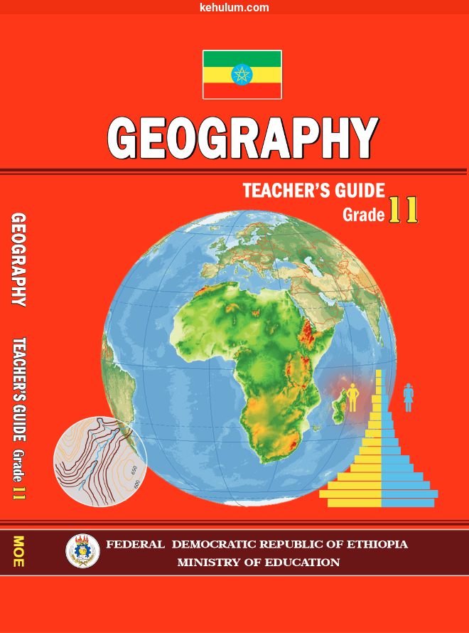 Cover image of the Ethiopian old curriculum grade-11 Geography textbook