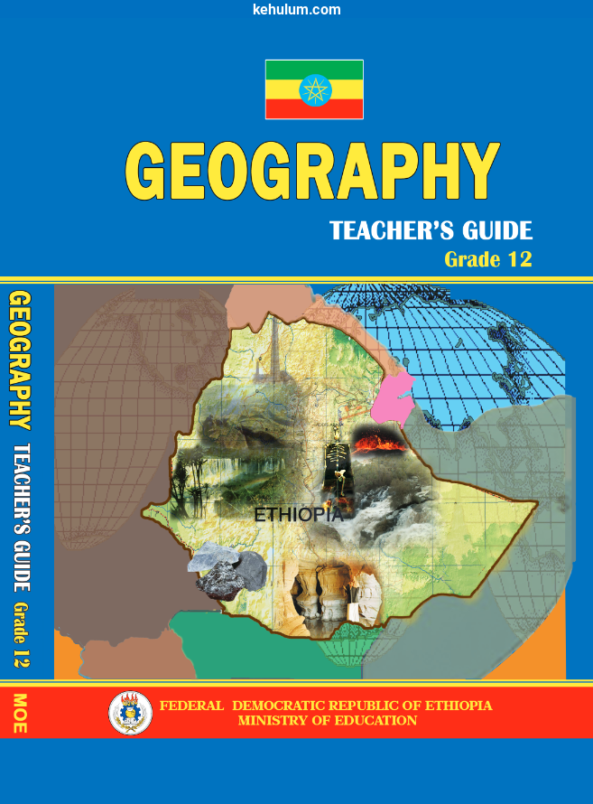 Cover image of the Ethiopian old curriculum grade-12 Geography textbook